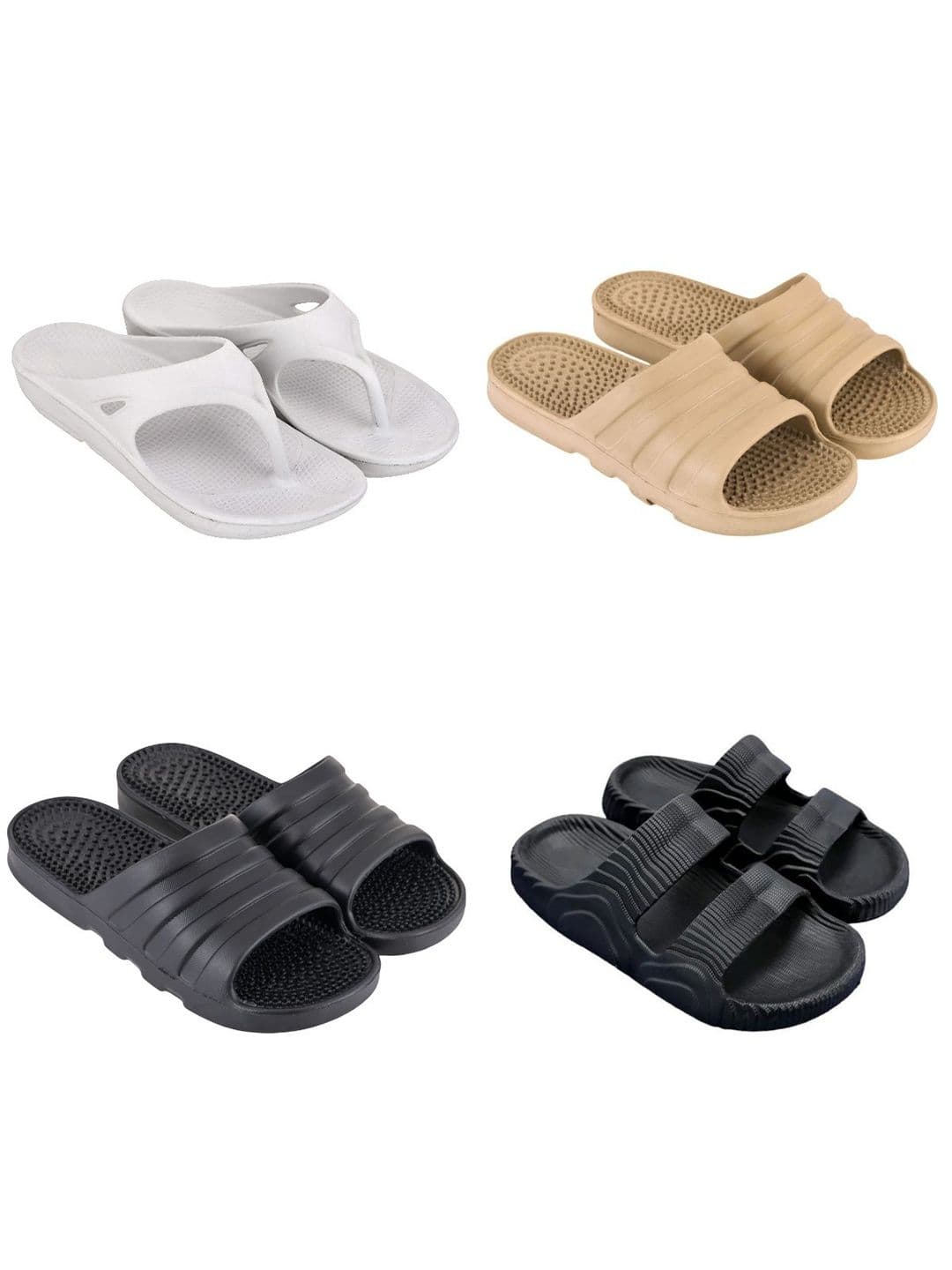 Feel alive Set Of 4 Ultra-Comfortable Lightweight Sliders - view 1