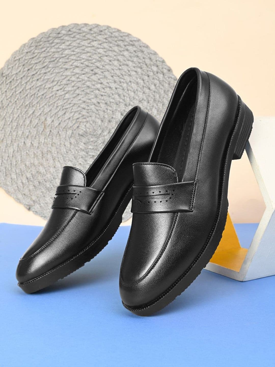 INVICTUS Men Round Toe Formal Slip On Formal Shoes - view 1