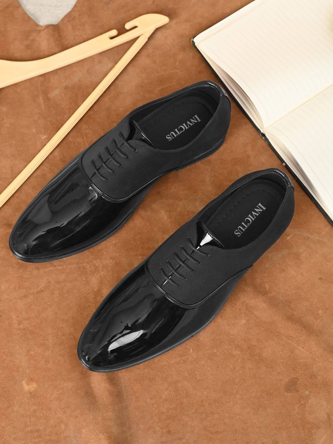 INVICTUS Men Laced Up Leather Round Toe Formal Derbys - view 1