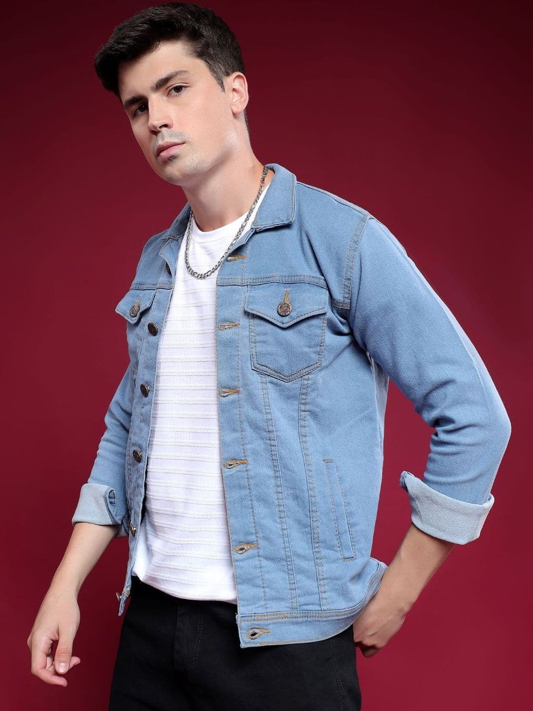 Mevan Men Denim Jacket - view 1