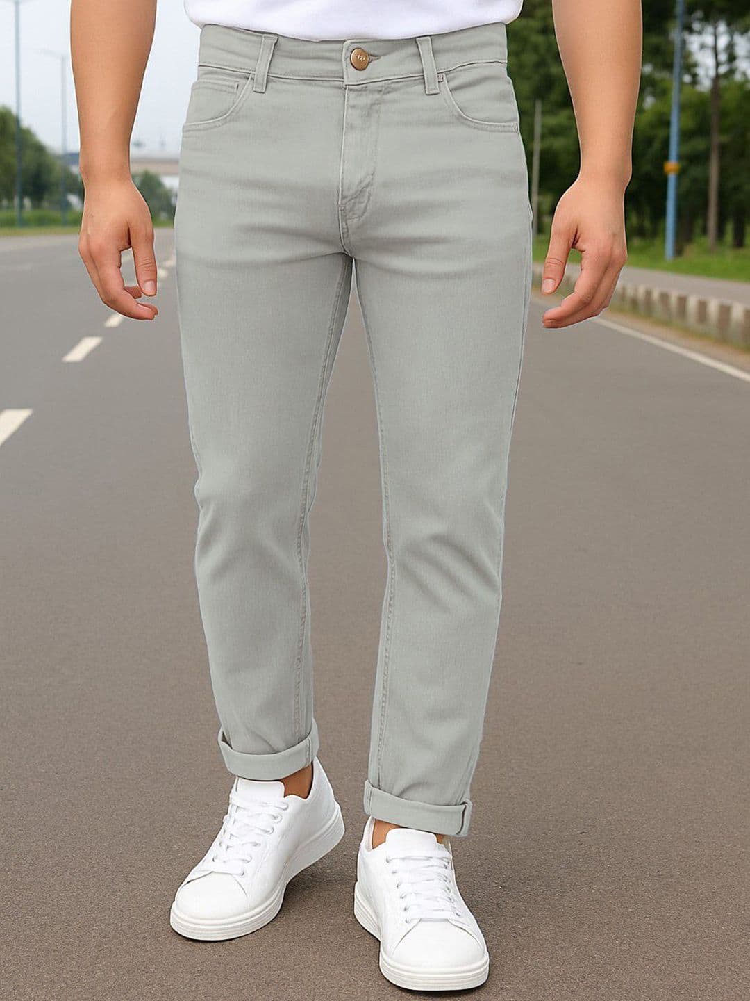RAGZO Men Slim Fit Mid-Rise Stretchable Jeans - view 1