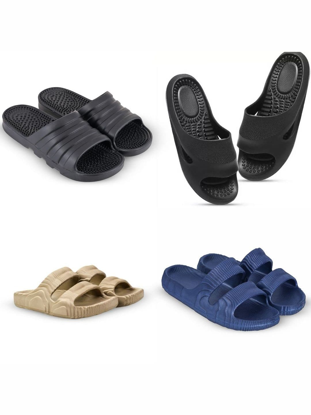 Feel alive Set Of 4 Sliders Flip Flops - view 1