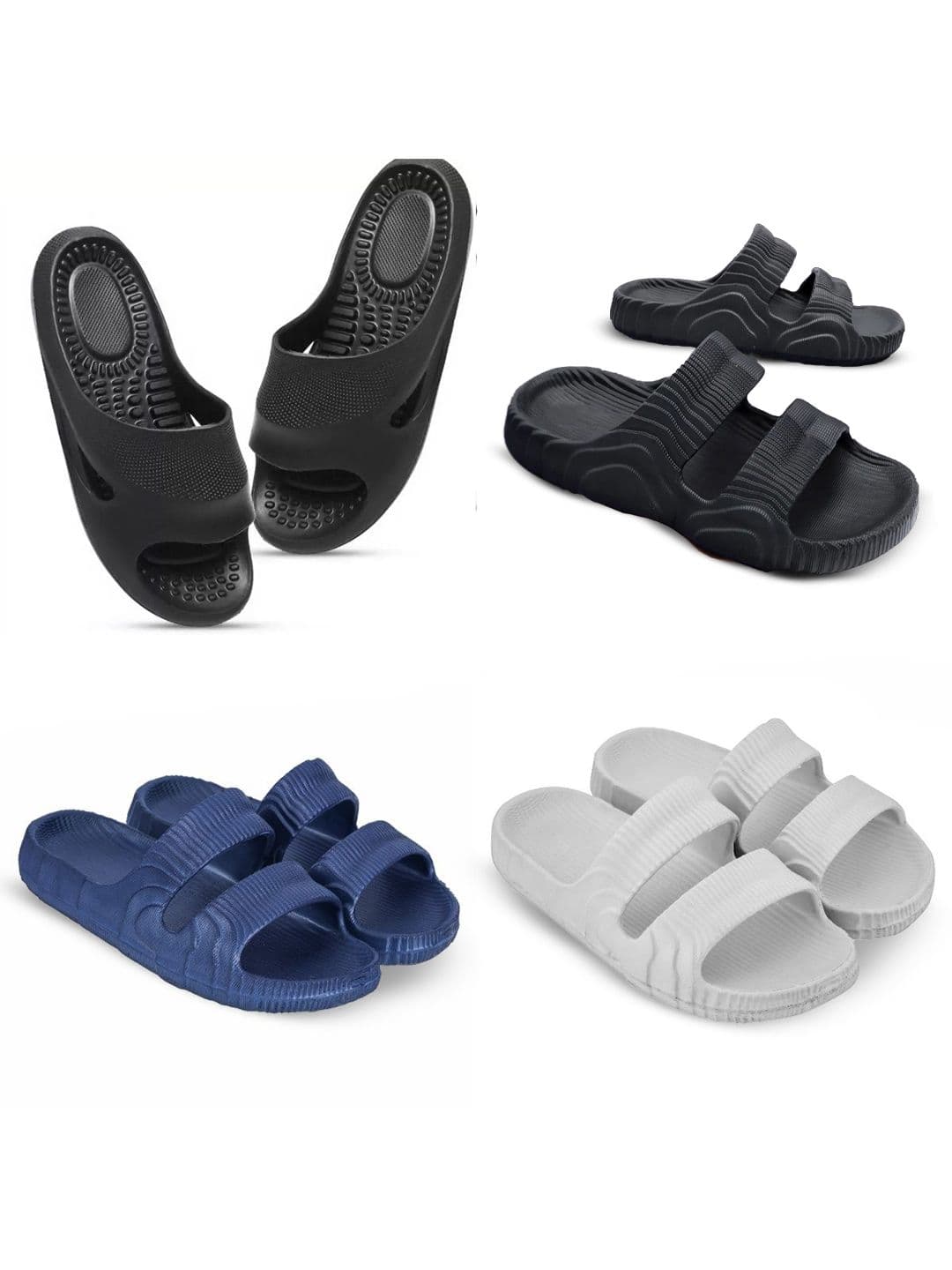 Feel alive Men Pack of 4 Lightweight Sliders - view 1