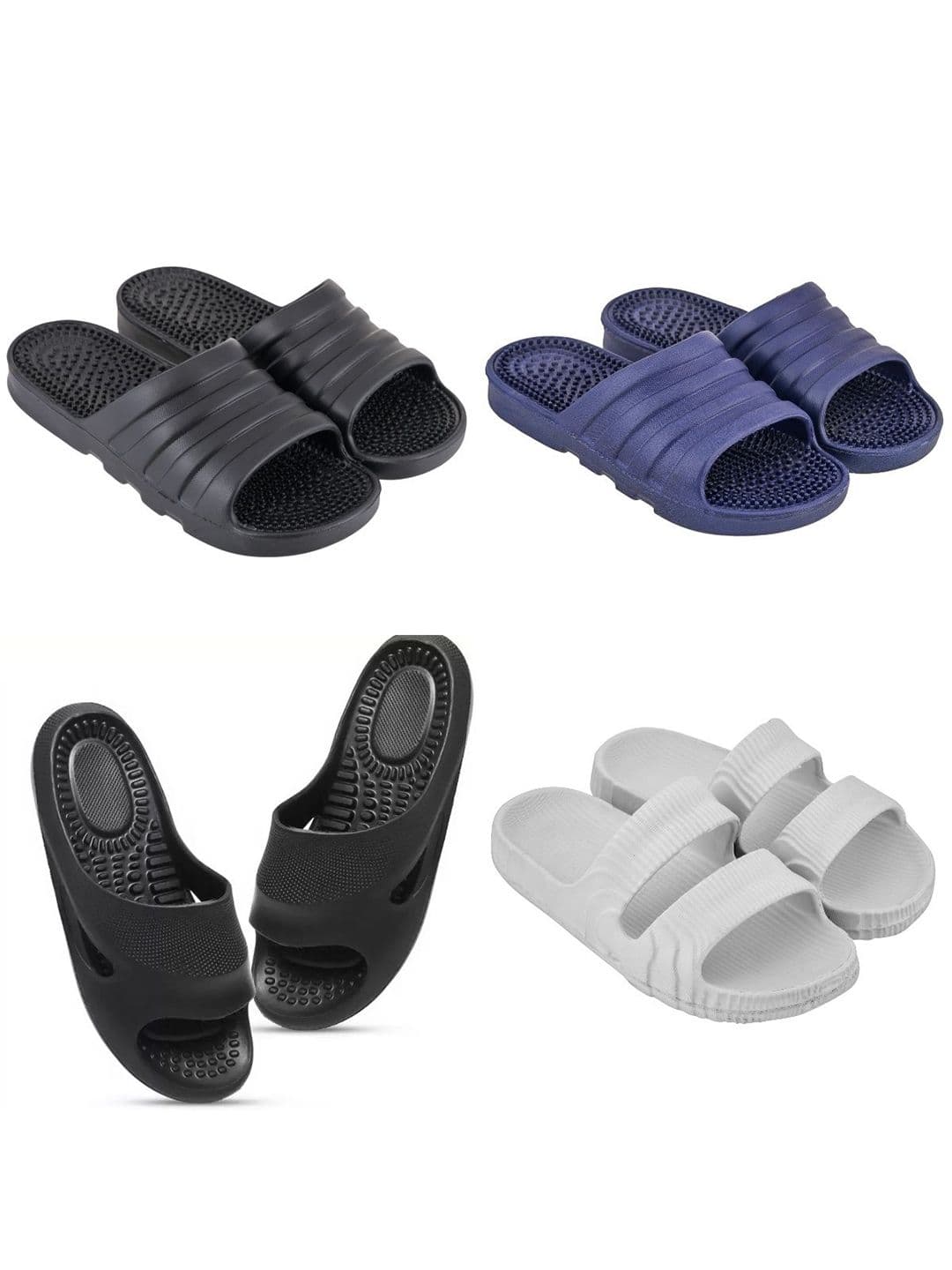 Feel alive Set Of 4 Ultra-Comfortable Lightweight Thong Flip-Flops - view 1