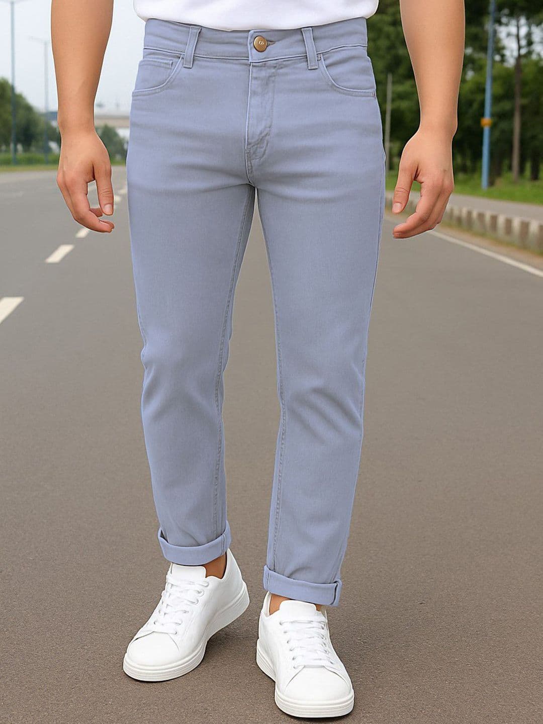RAGZO Men Slim Fit Mid-Rise Stretchable Jeans - view 1