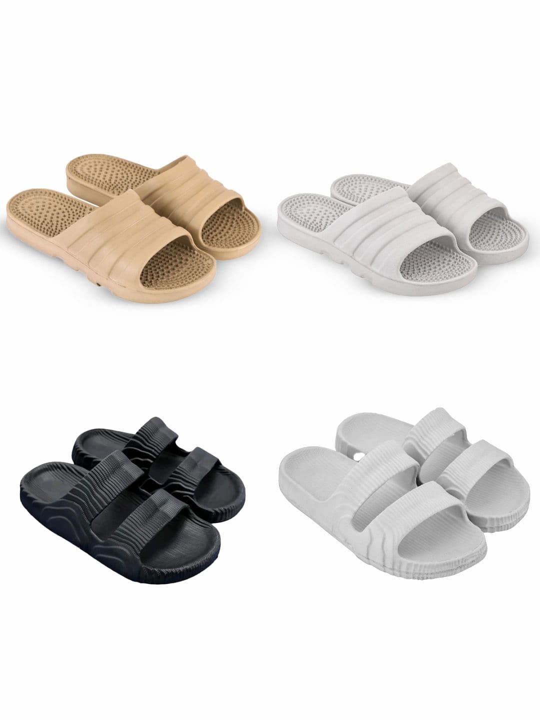 Feel alive Men Set of 4 Lightweight Flip Flops - view 1