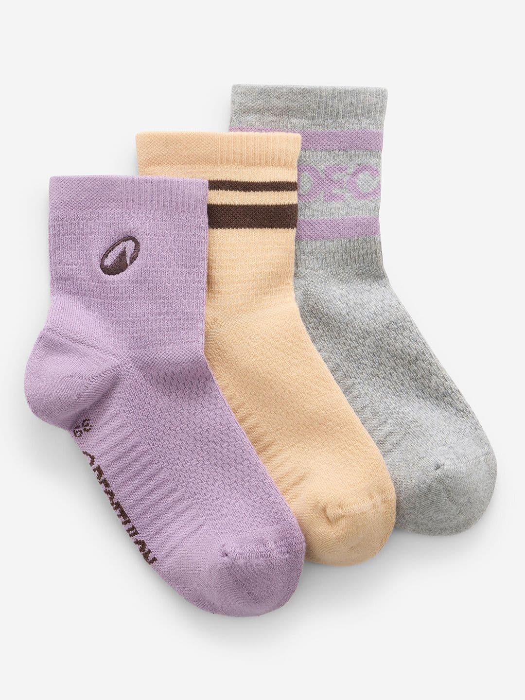 Decathlon Unisex Multicolour Stability Sports Ankle Socks - view 1