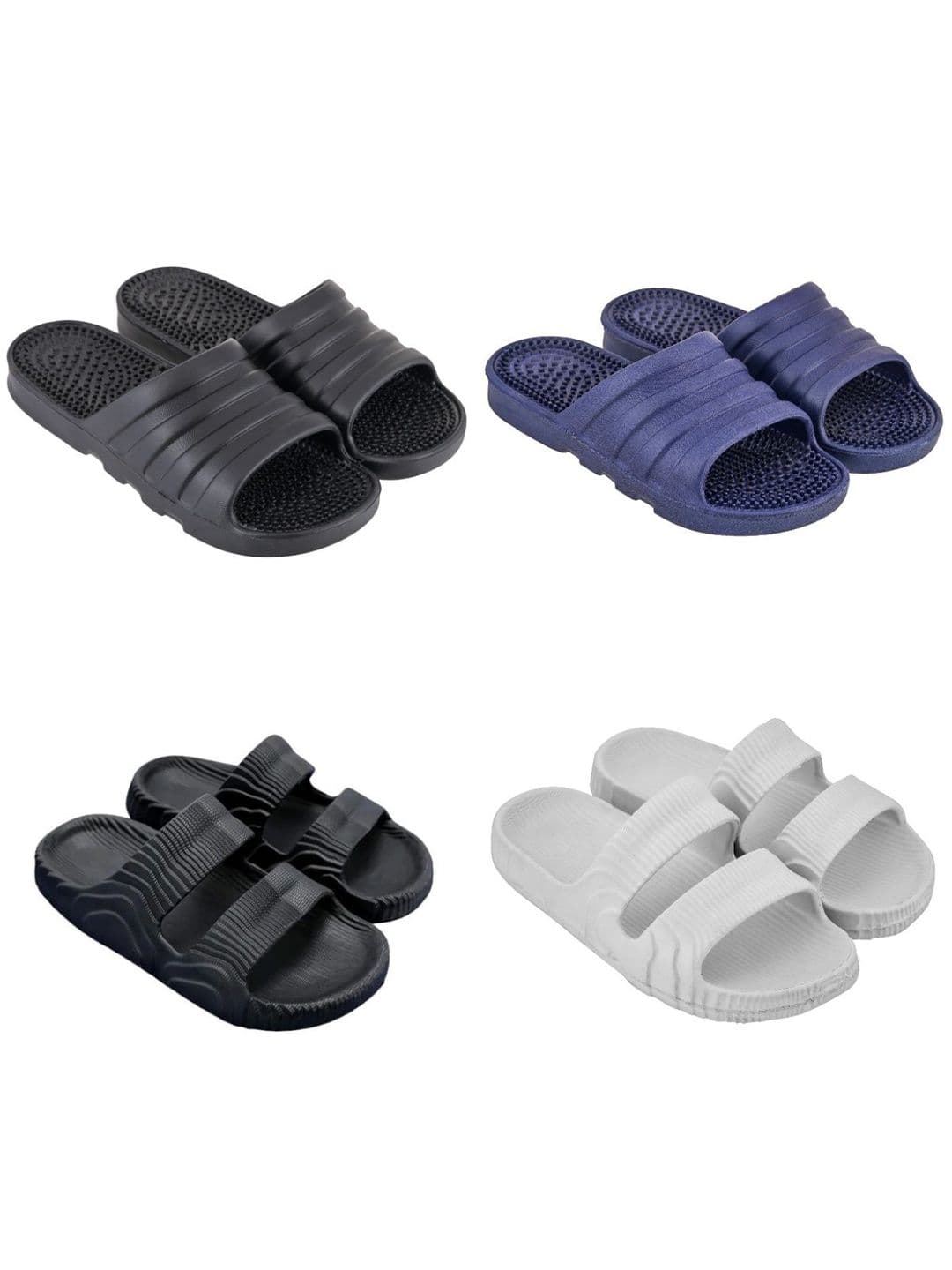 Feel alive Set Of 4 Sliders Flip Flops - view 1