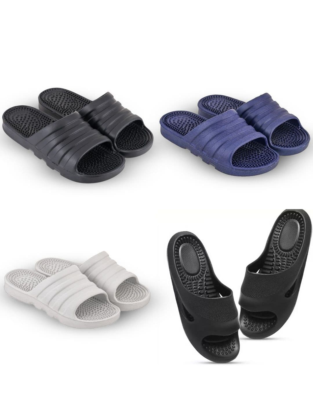 Feel alive Set Of 4 Sliders Flip Flops - view 1