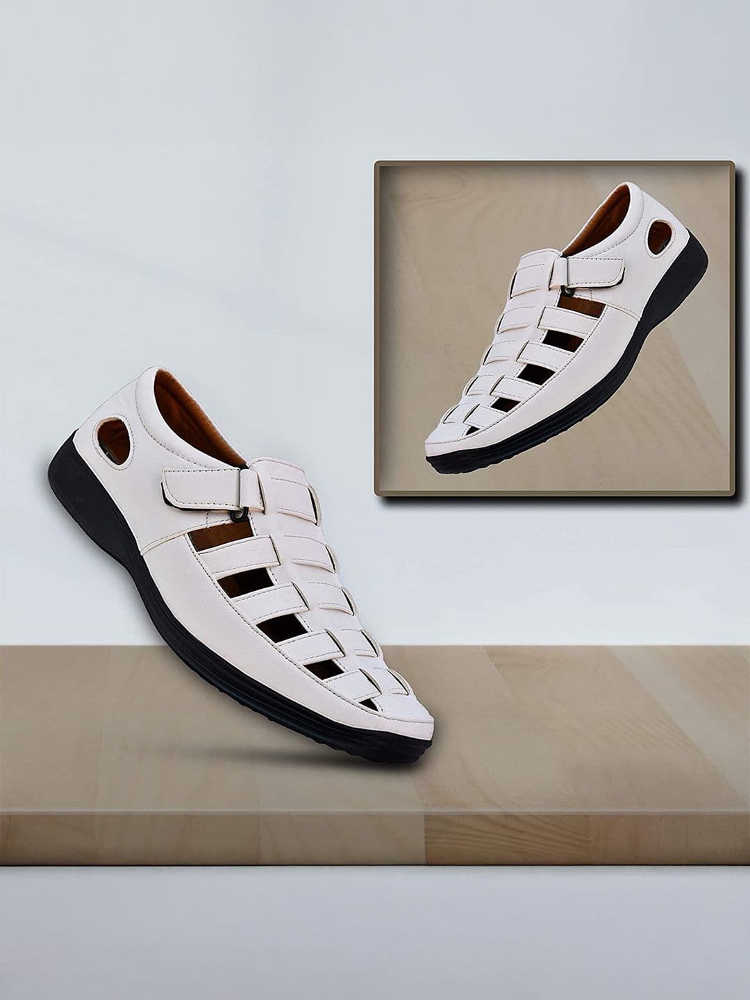 AMICO Velcro Fisherman Sandals - view 1