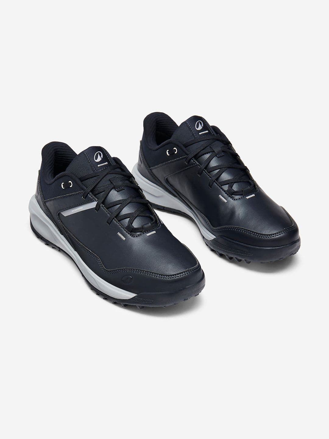 Decathlon Inesis - Men Navy Blue and Grey MW500 Waterproof Golf Shoes - view 1