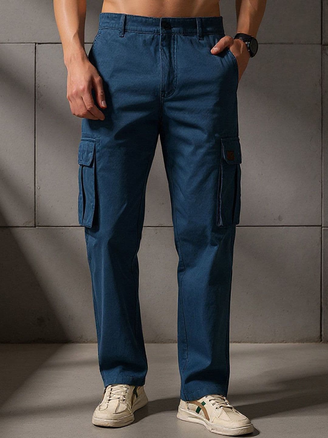 Club York Men Mid Rise Cargo Jeans - view 1