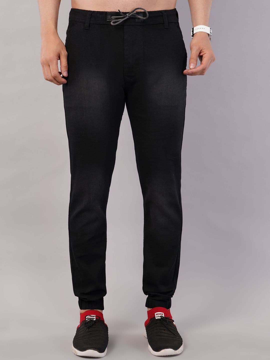 NIVASU Men Jogger Low-Rise Light Fade Cotton Stretchable Jeans - view 1