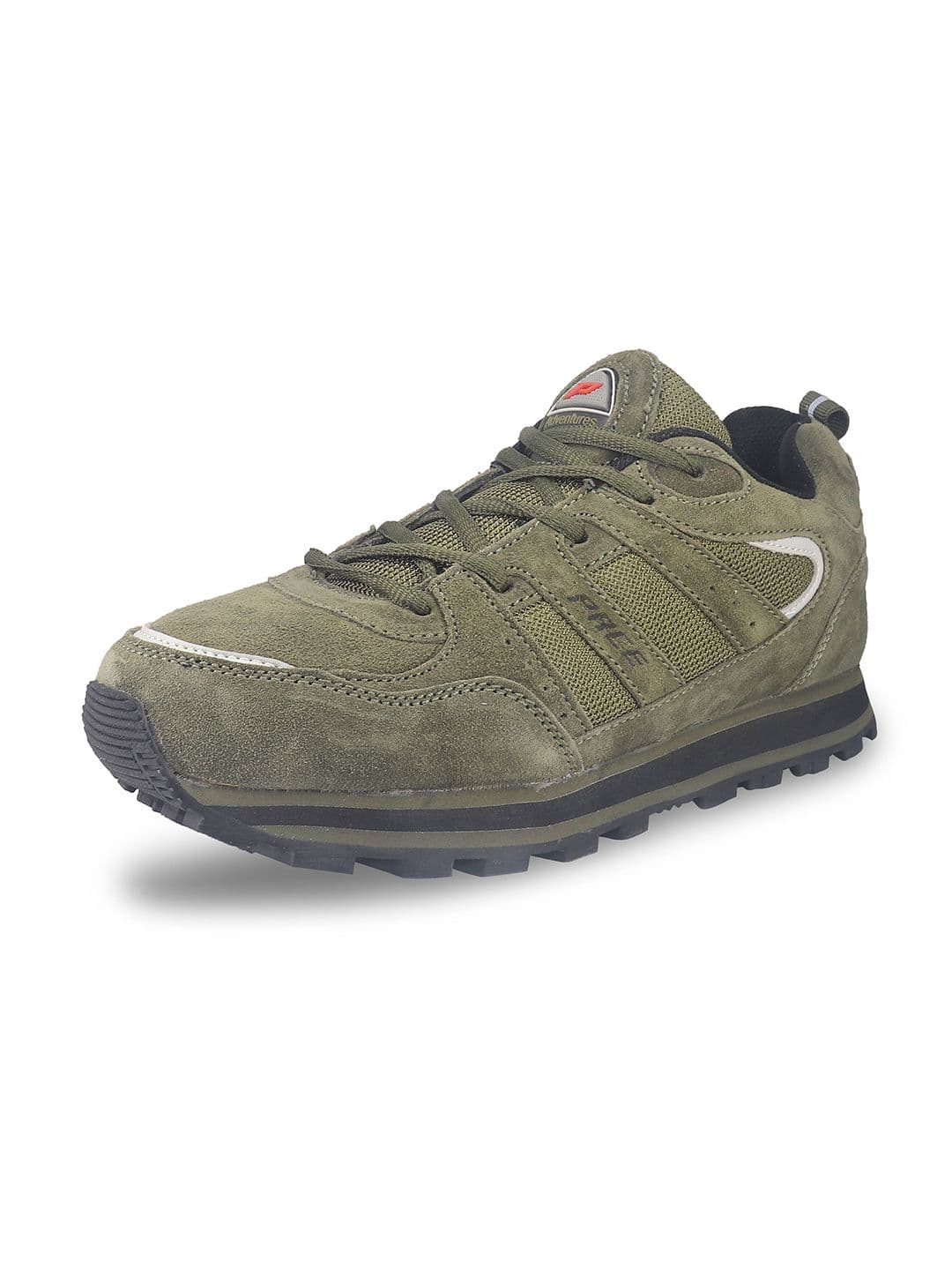 Lakhani Vardaan Men Olive Walking Shoes - view 1