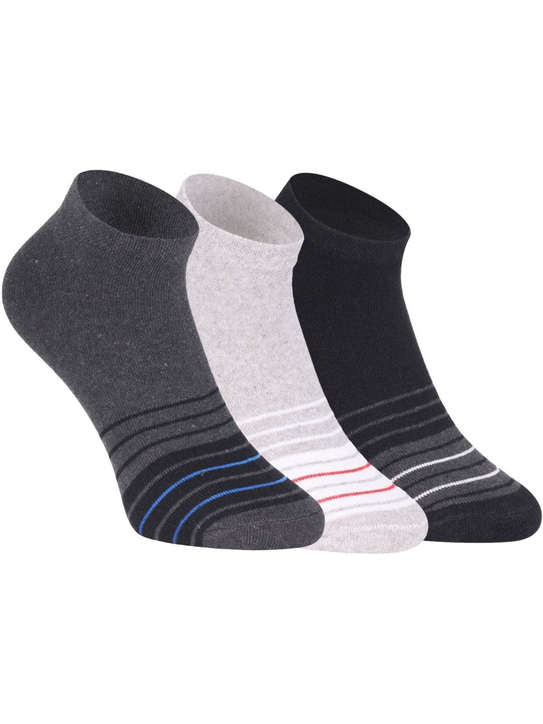 HEBTROCO Unisex Pack of 3 Ankle Length Socks - view 1