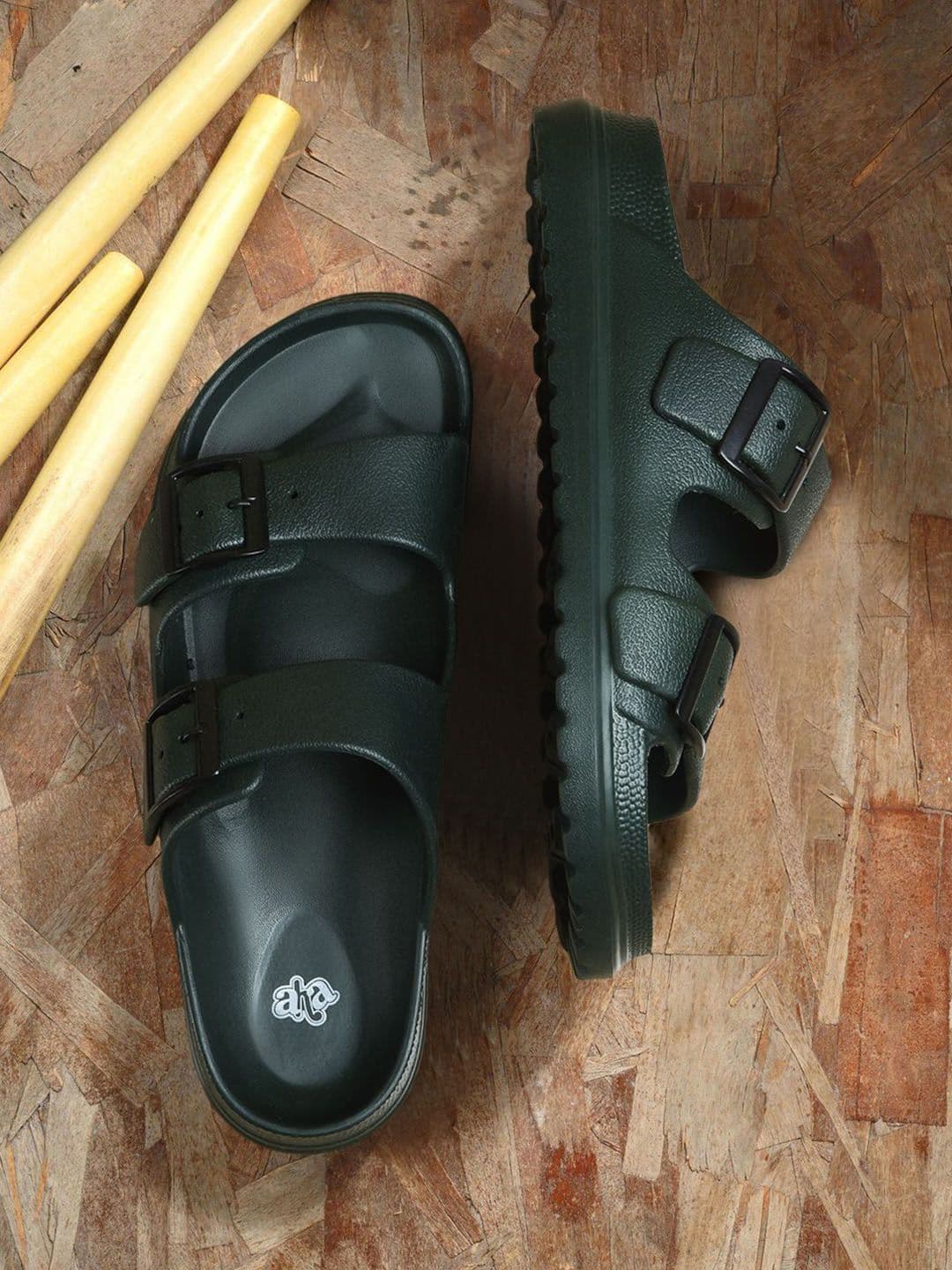 Liberty Men Solid Sliders with Buckles - view 1