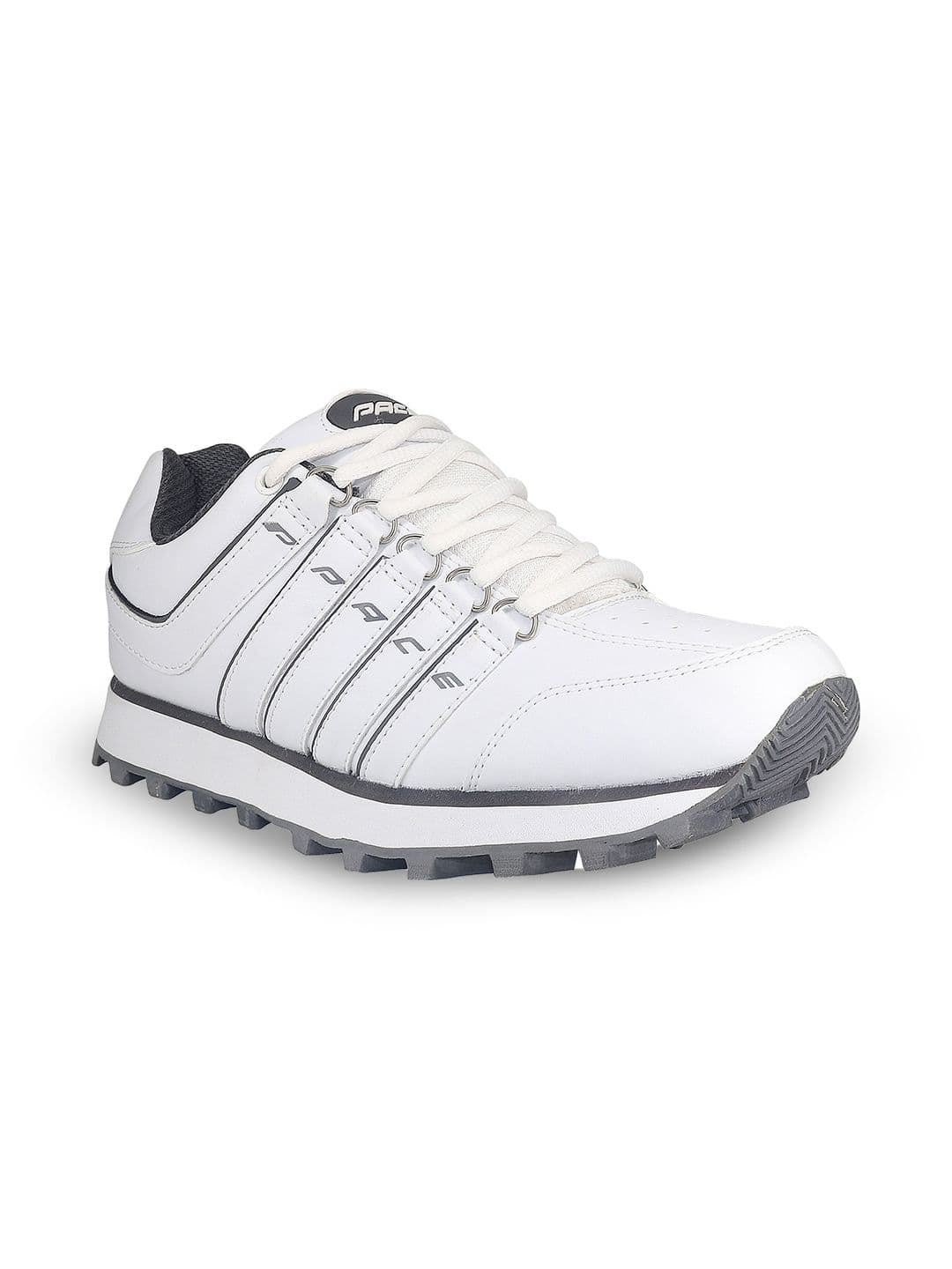Lakhani Vardaan Men White Lace Up Casual Walking Shoes - view 1