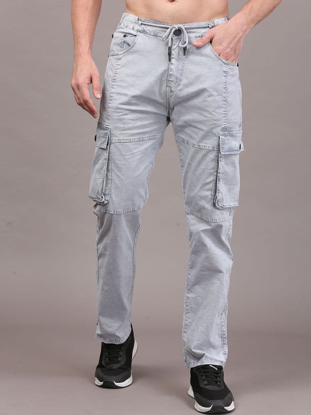 COY Men Comfort Relaxed Fit Mid-Rise Mildly Distressed Heavy Fade Stretchable Jeans - view 1
