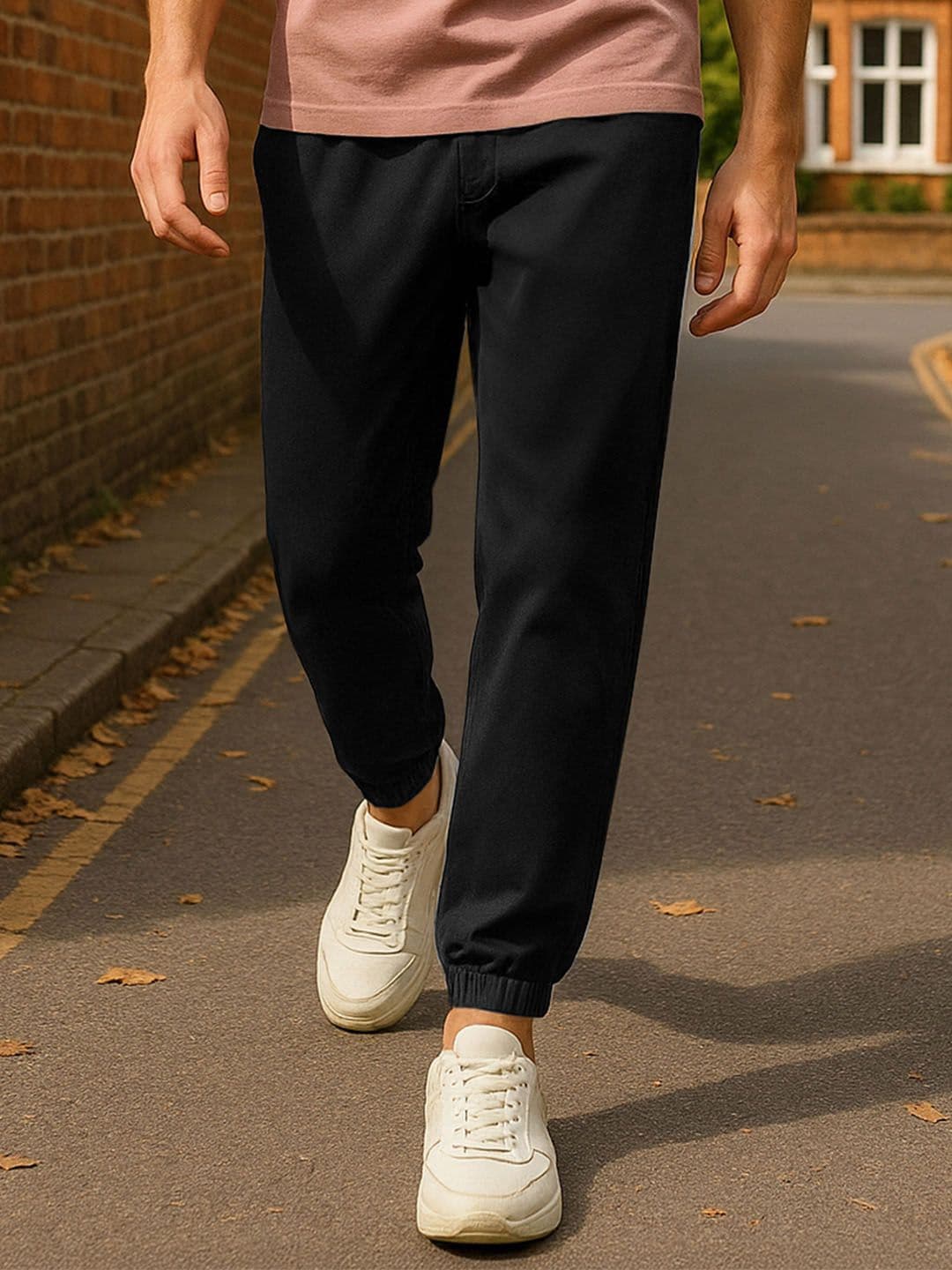 Bewakoof AIR Men Black Joggers - view 1