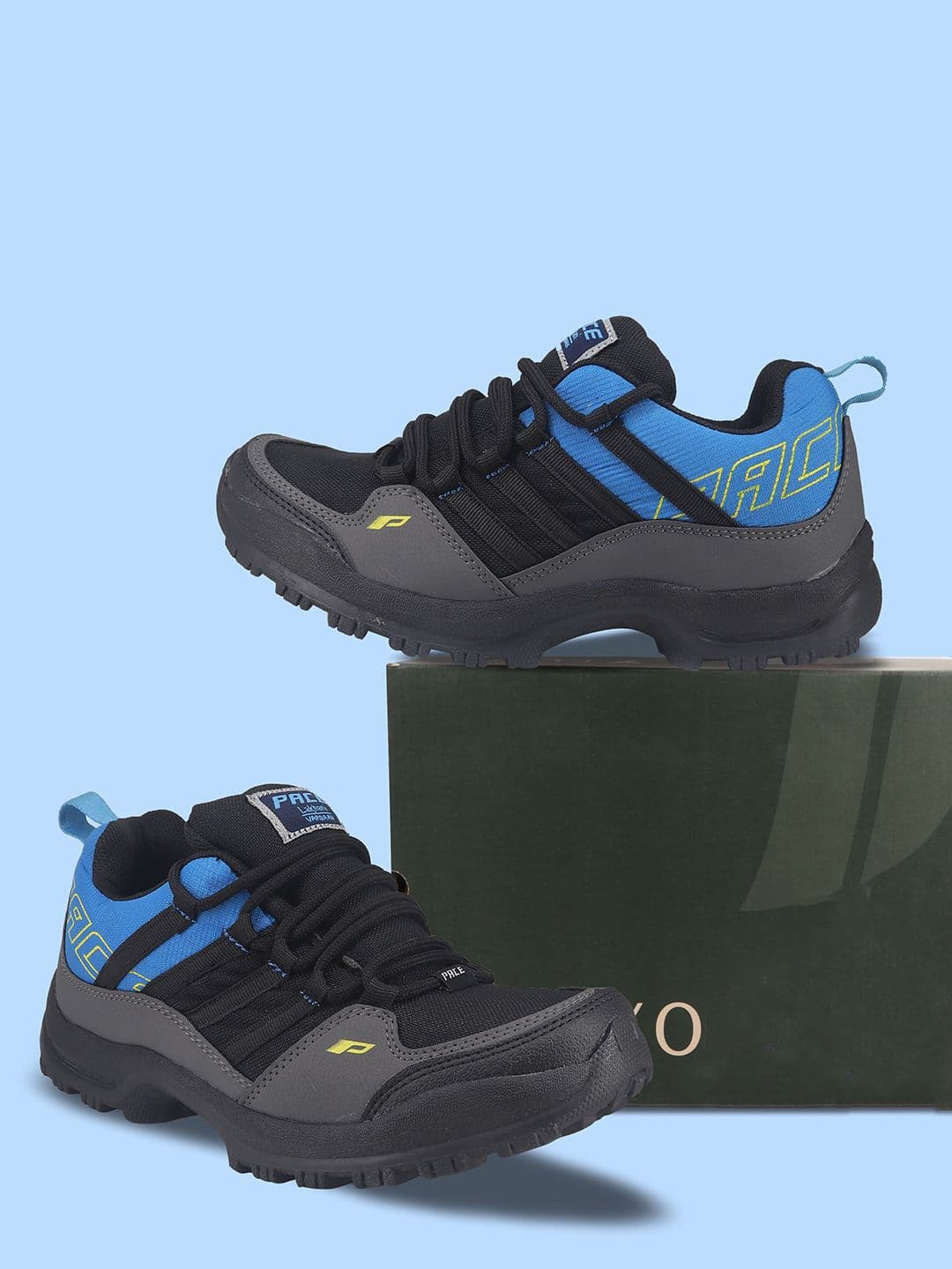 Lakhani Vardaan LKV251 Men Color-Blocked Lace Up Sports Shoes - view 1