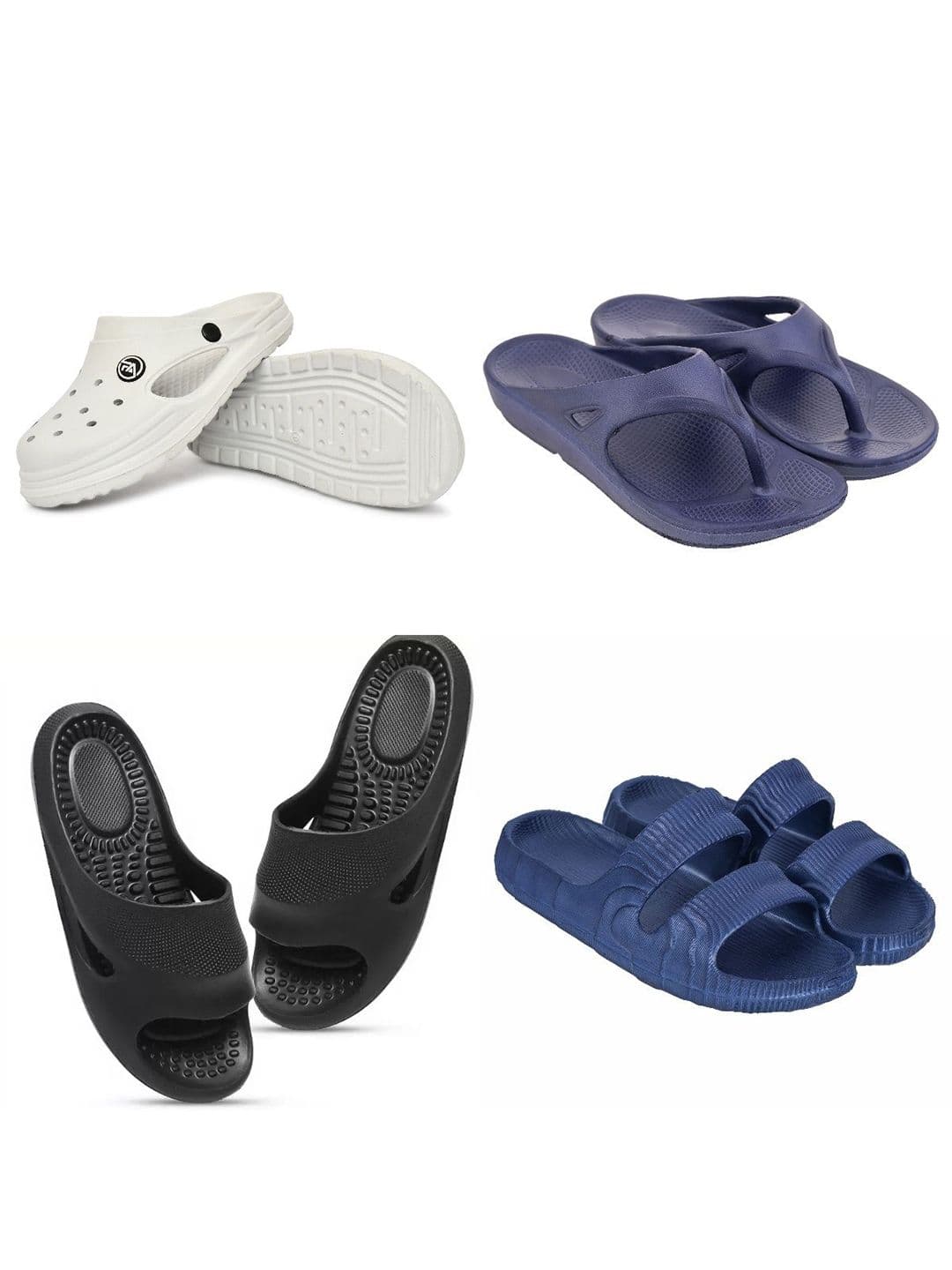 Feel alive Men Set of 4 Lightweight Flip Flops - view 1