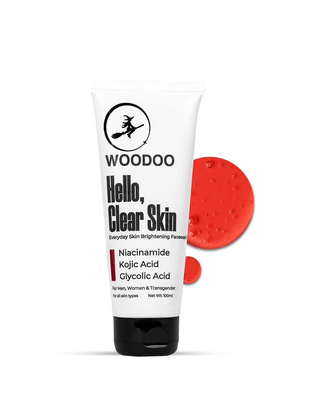 Woodoo Hello Clear Skin Everyday Skin Brightening Face Wash With Niacinamide 100ml - view 1