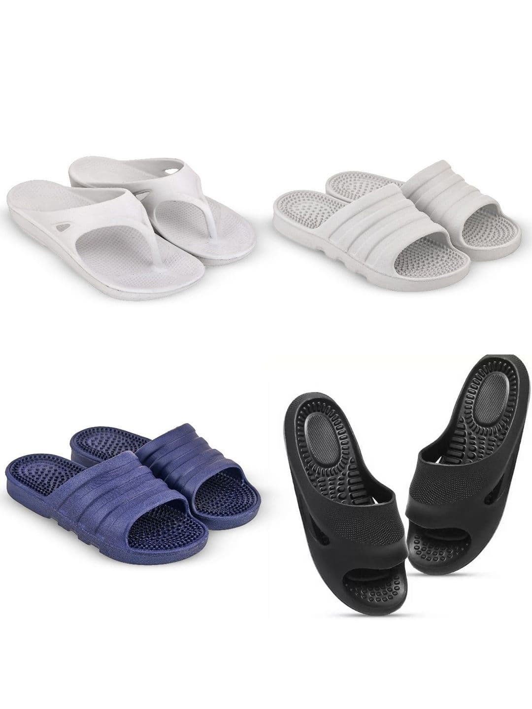 Feel alive Men Set of 4 Flip Flops - view 1