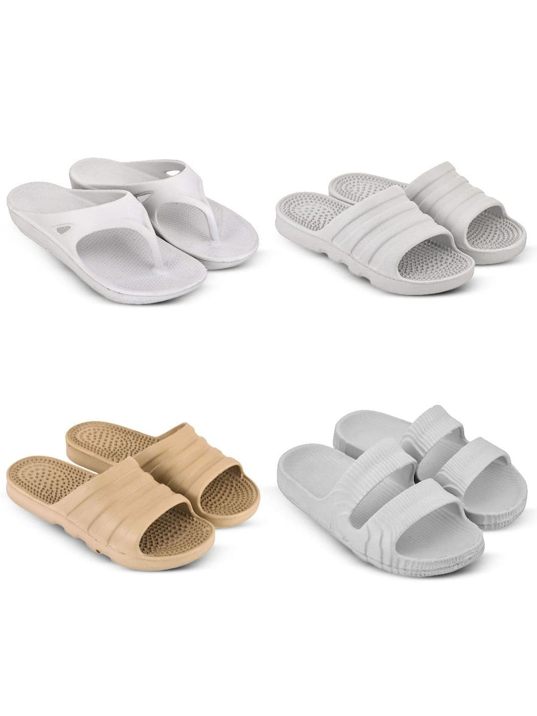 Feel alive Men Set of 4 Lightweight Flip-Flops - view 1
