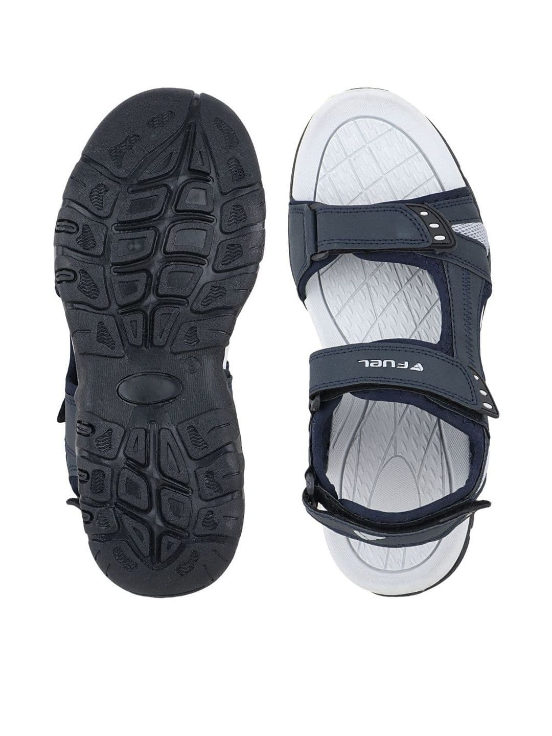 FUEL Men Grey Synthetic Leather Sandals - view 1