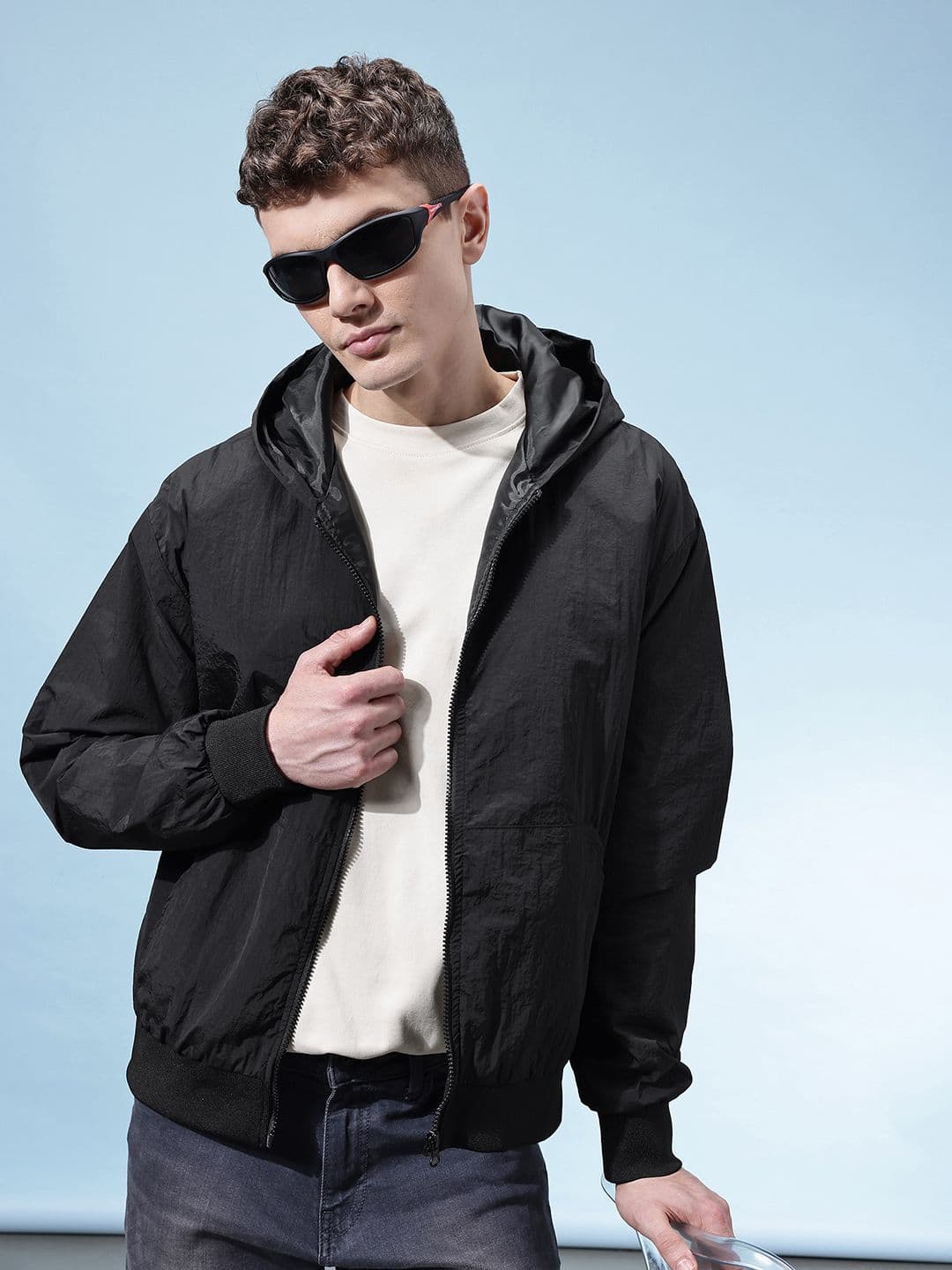 glitchez Oversized Bomber Jacket - view 1