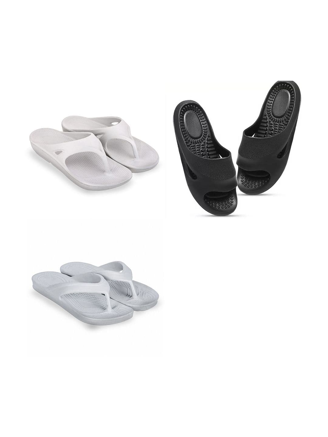 Feel alive Men Set of 3 Flip Flops - view 1