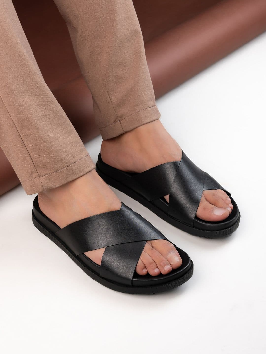 Delize Leather Comfort Sandals - view 1
