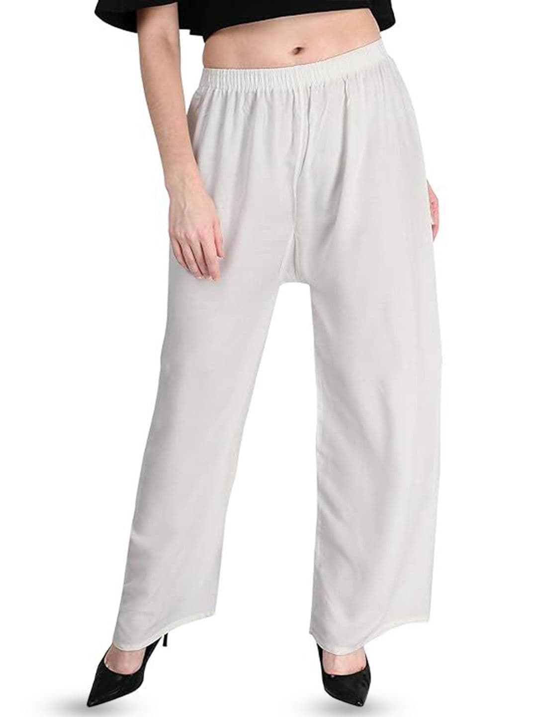 Thrifty Thread Women Flared Slip-On Knitted Palazzos - view 1