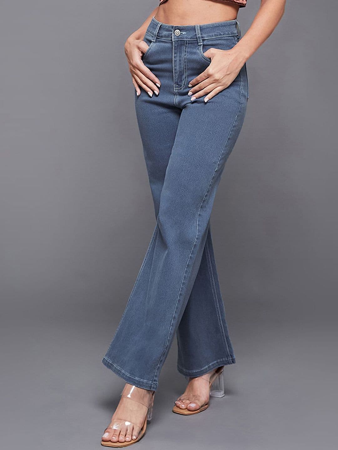 Miss Chase Women Wide Leg High-Rise Stretchable Jeans - view 1
