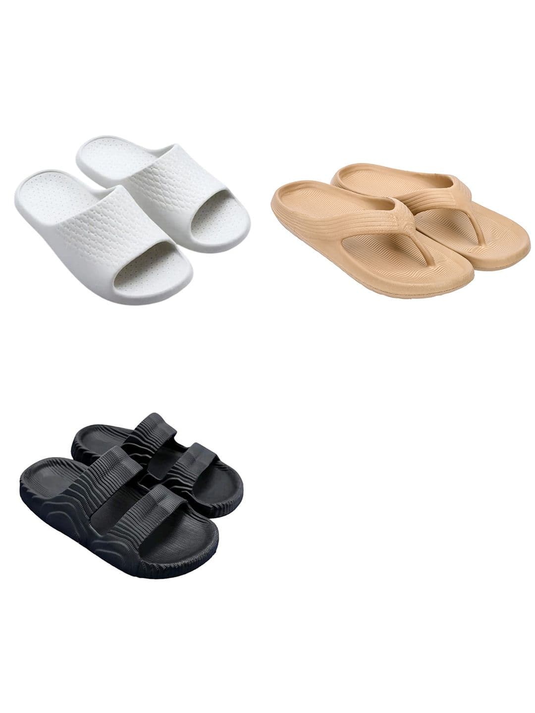 Feel alive Men Set of 3 Lightweight Sliders - view 1