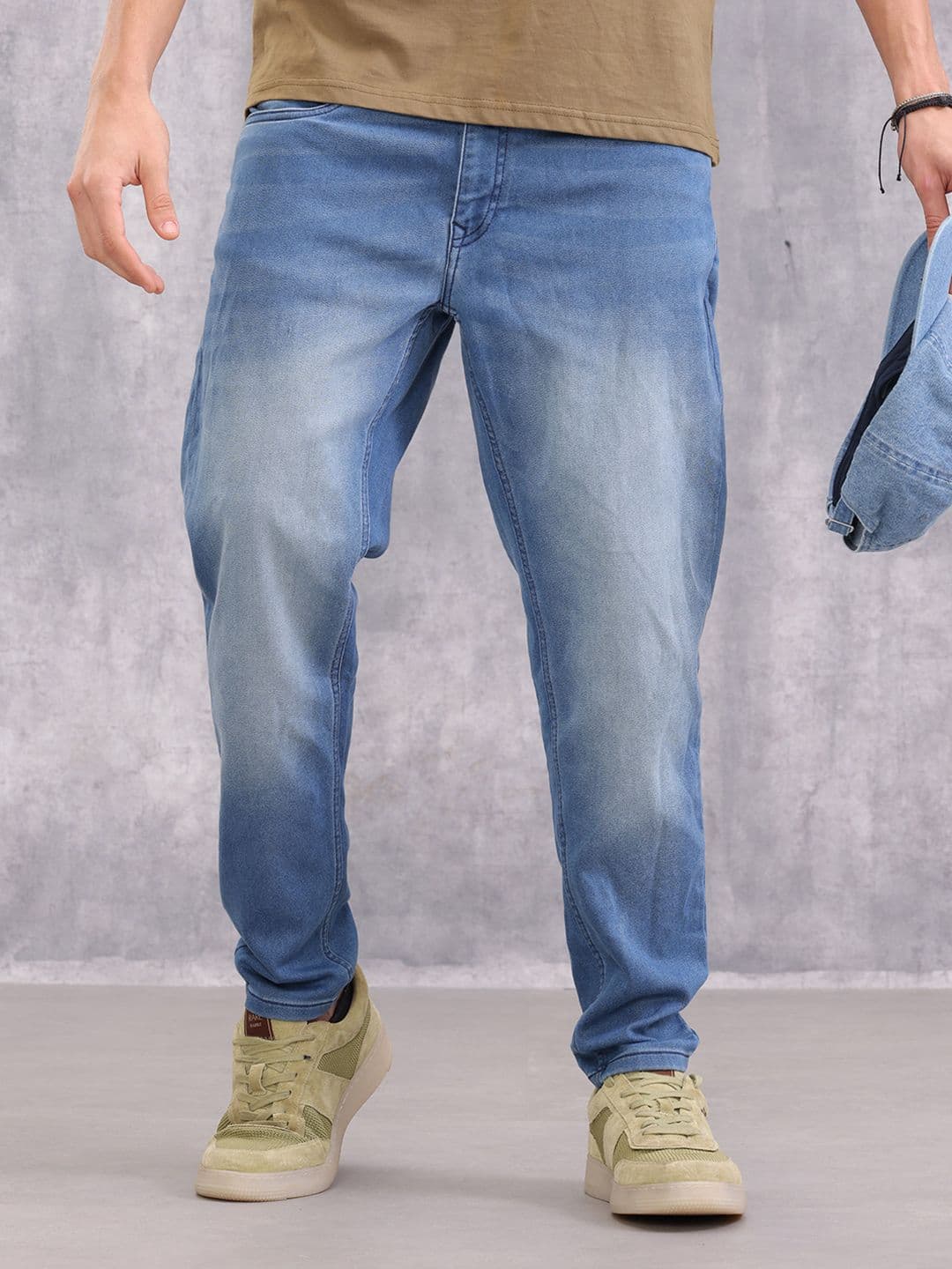 WROGN Men Mid-Rise Cotton Cargo Styles Jeans - view 1