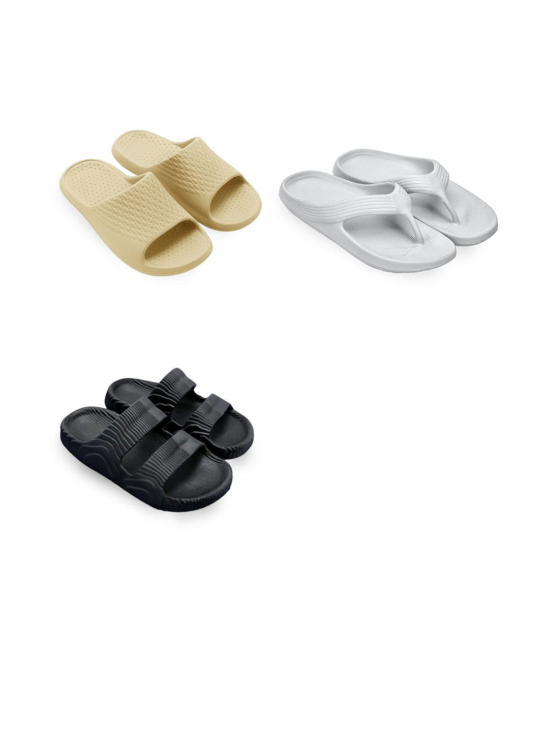Feel alive Men Set Of 3 Lightweight Sliders - view 1
