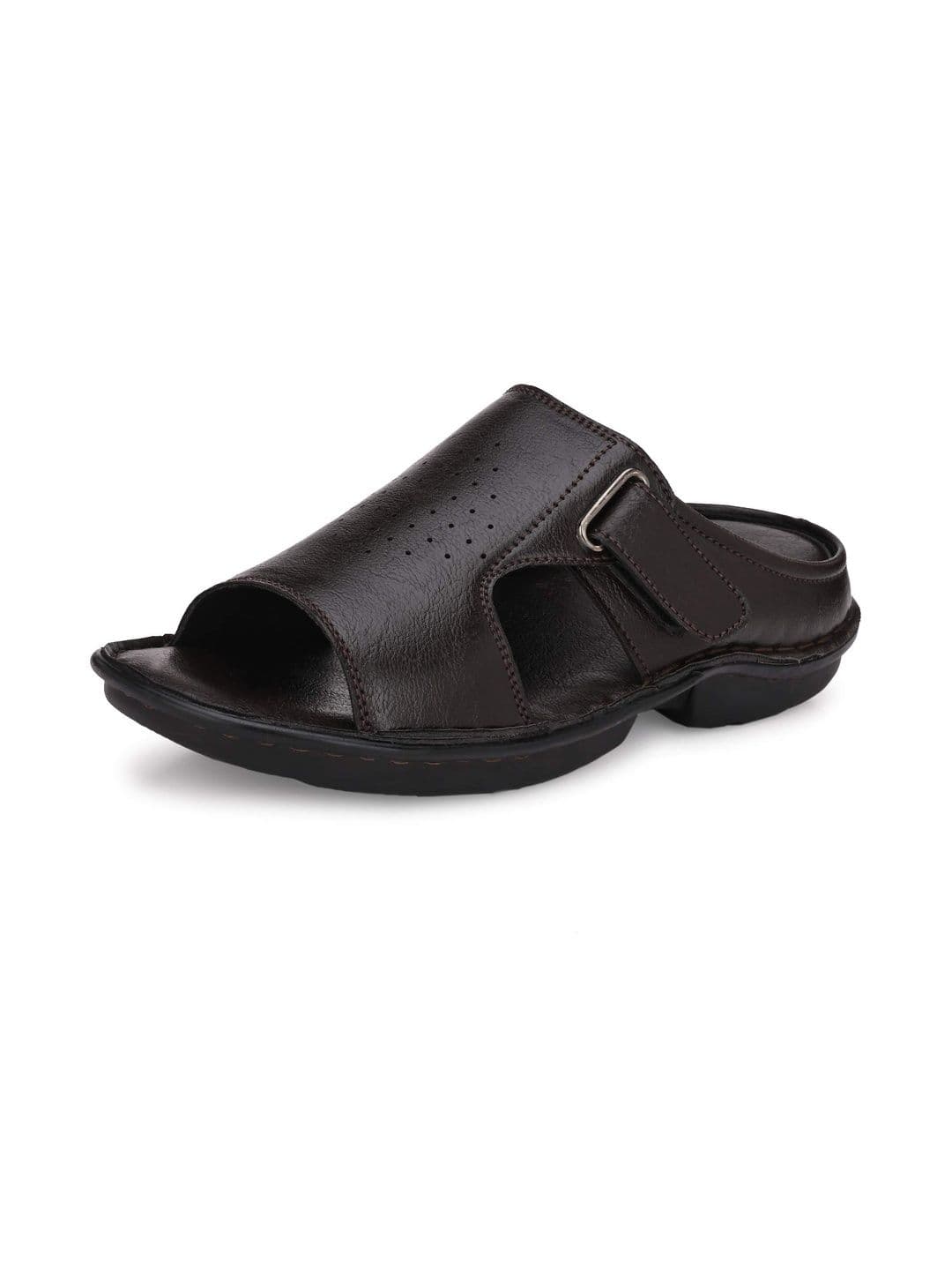 SCARPIA Men Brown Comfort Sandals - view 1