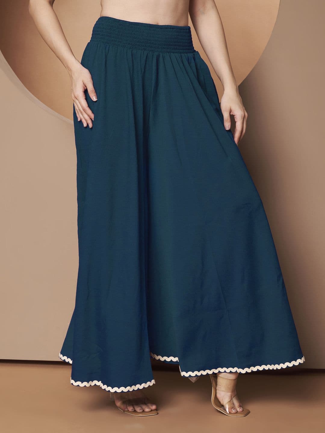 OTABU Women Flared Regular Palazzos - view 1