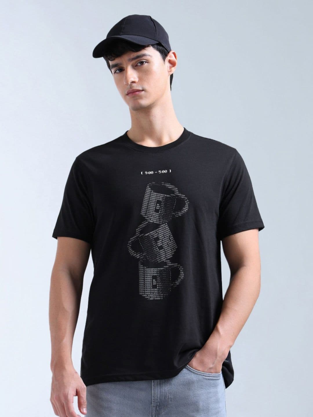 Flying Machine Men Graphic Printed Round Neck T-shirt - view 1