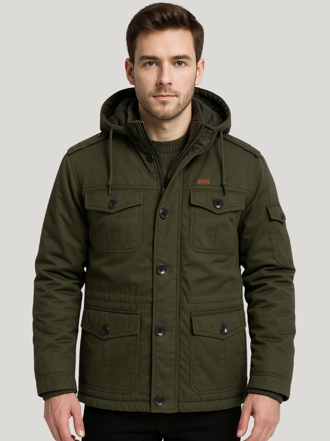 L'monte Hooded Insulator Outdoor Parka Jacket - view 1