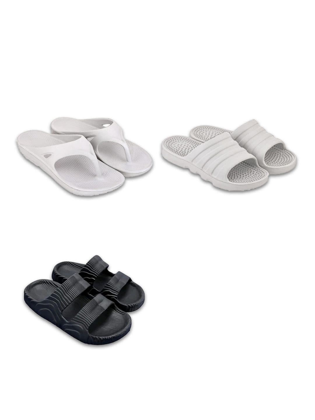 Feel alive Men Pack Of 3 Thong Flip-Flops - view 1