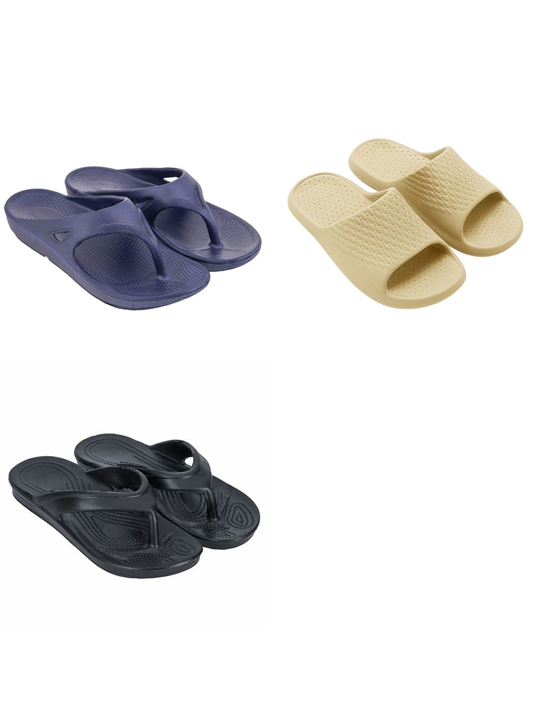 Feel alive Men Set of 3 Lightweight Flip-Flops - view 1