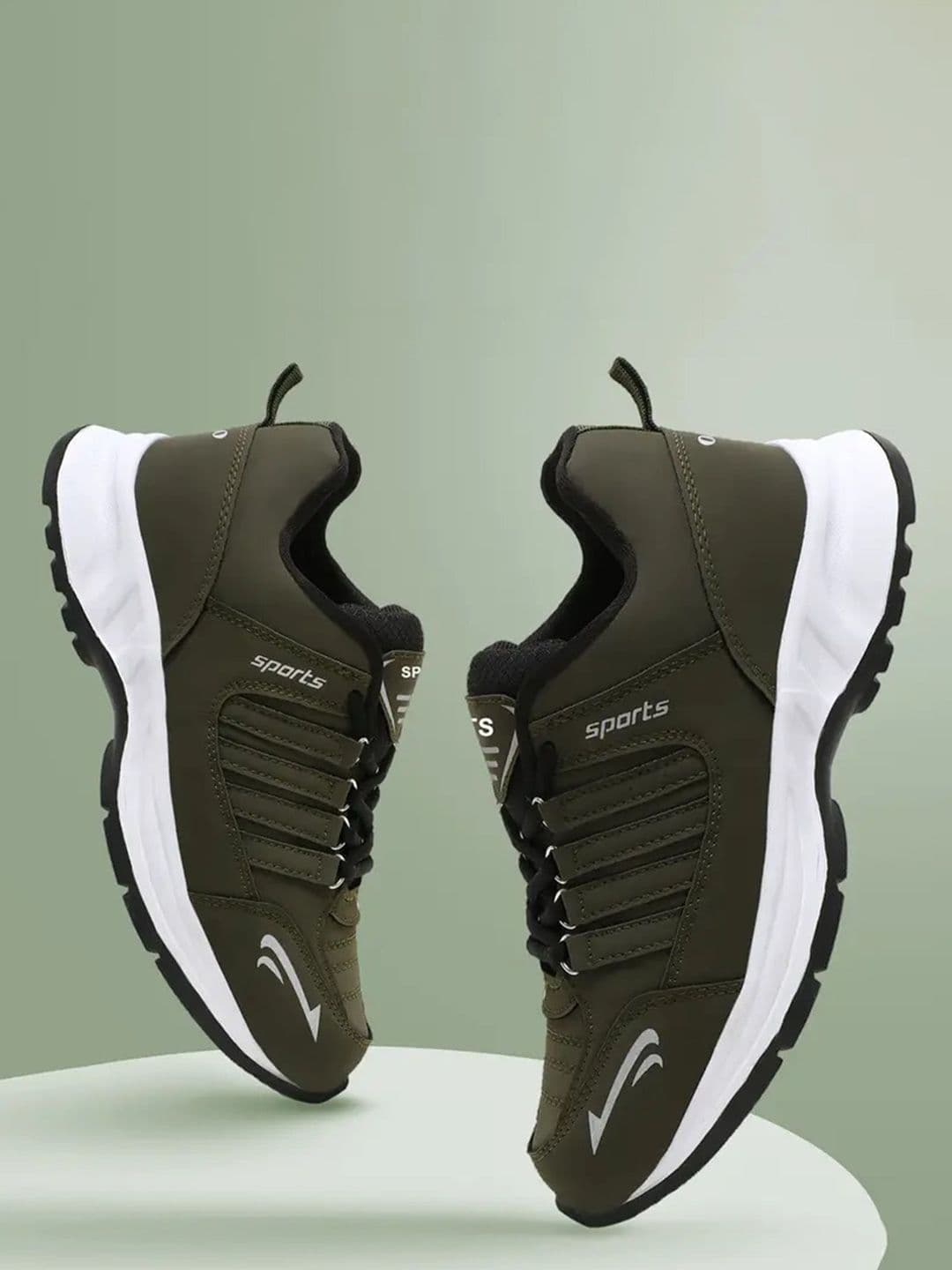 COGS Men Lace-Up Running Non-Marking Sports Shoes - view 1