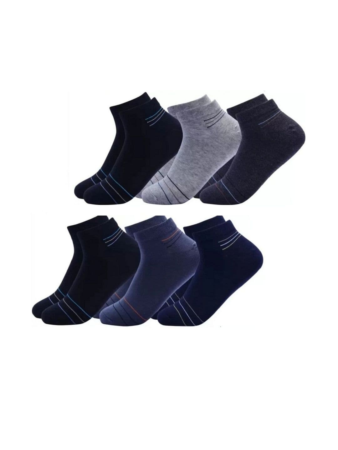 Akeeta Unisex Pack Of 6 Cotton Socks - view 1