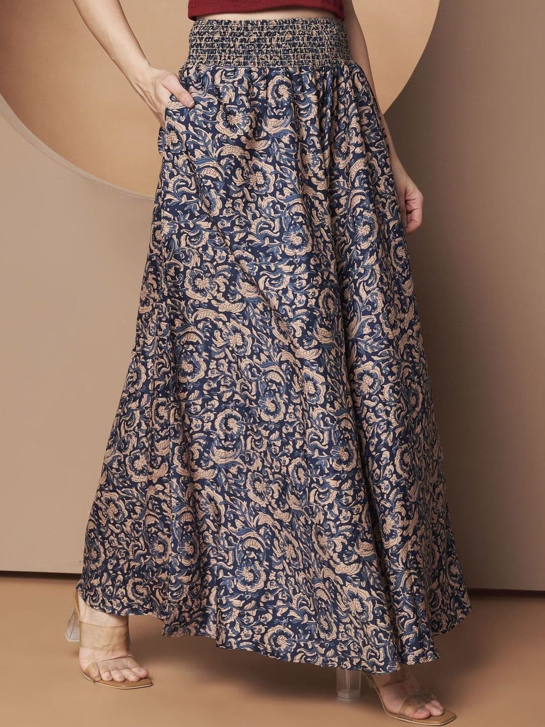 LookShine Women Floral Flared Palazzos - view 1