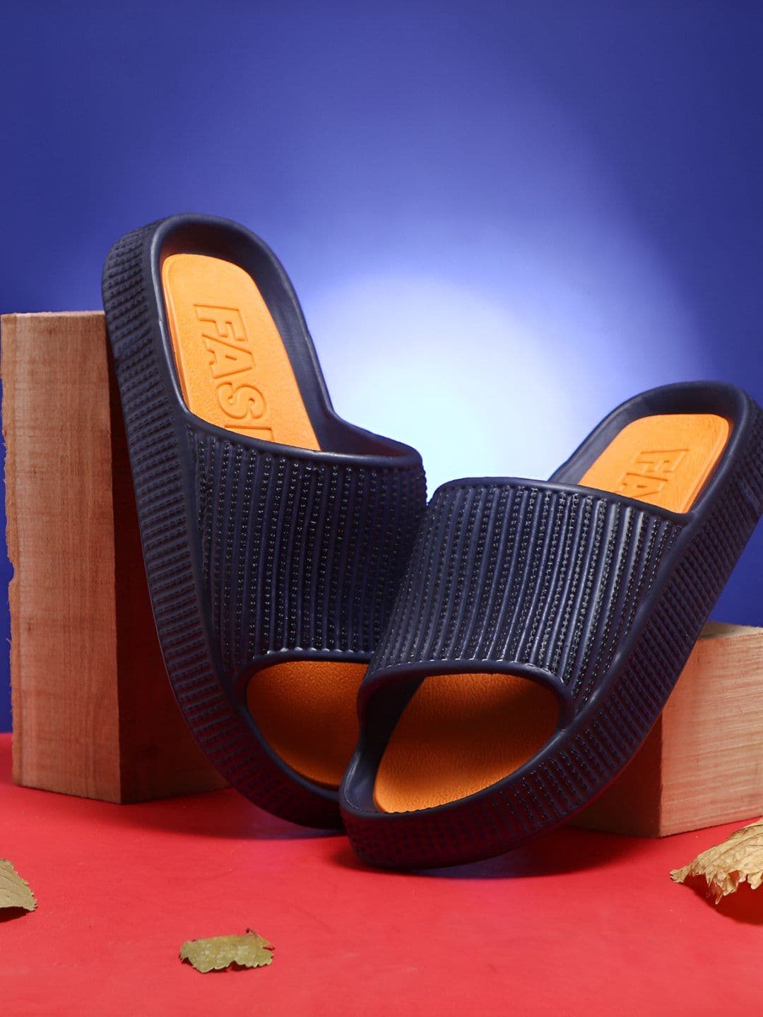 glitchez Men Self Design Slip On Sliders - view 1