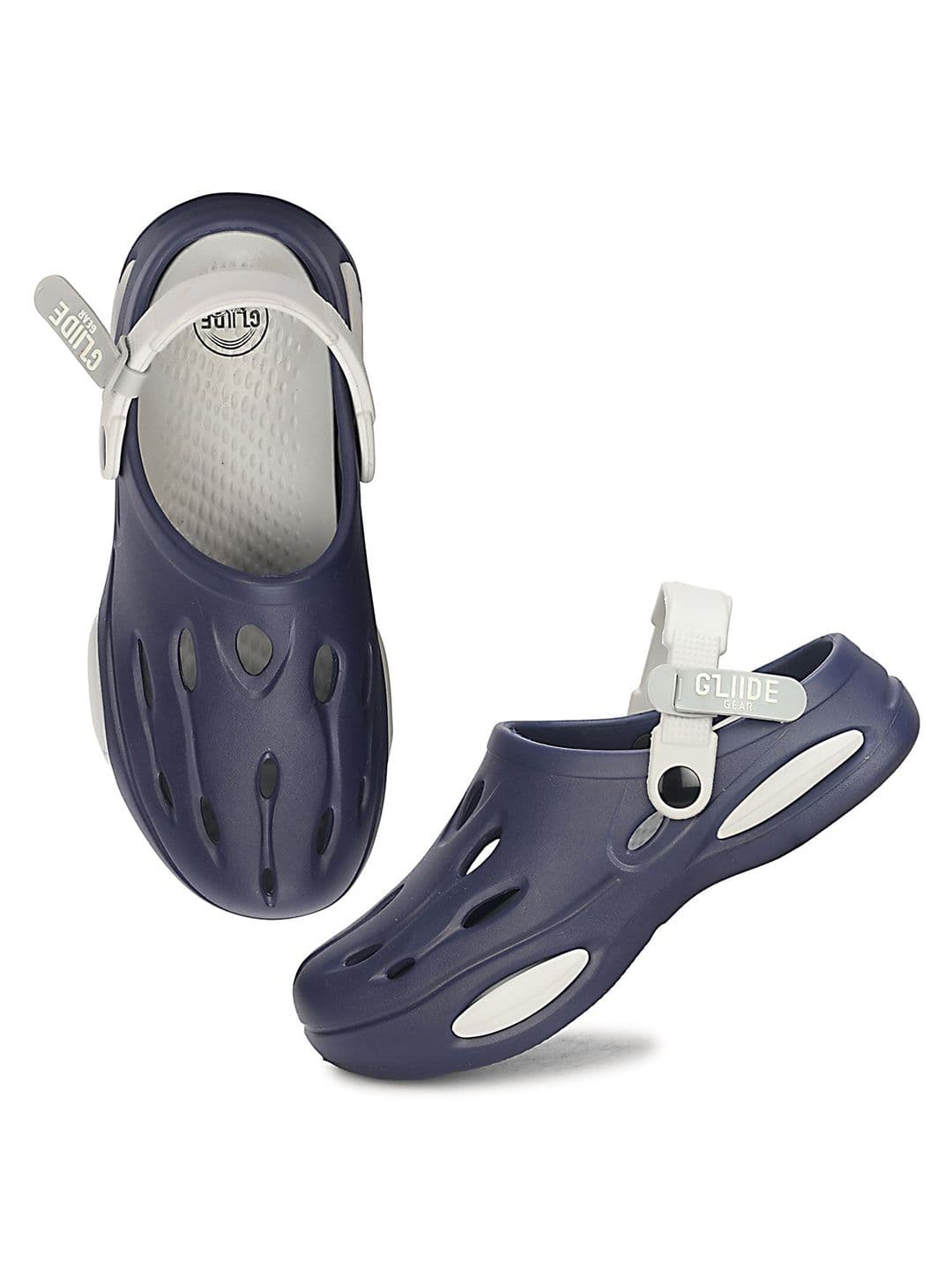 KRAASA Men Colourblocked Clogs Flip Flops - view 1