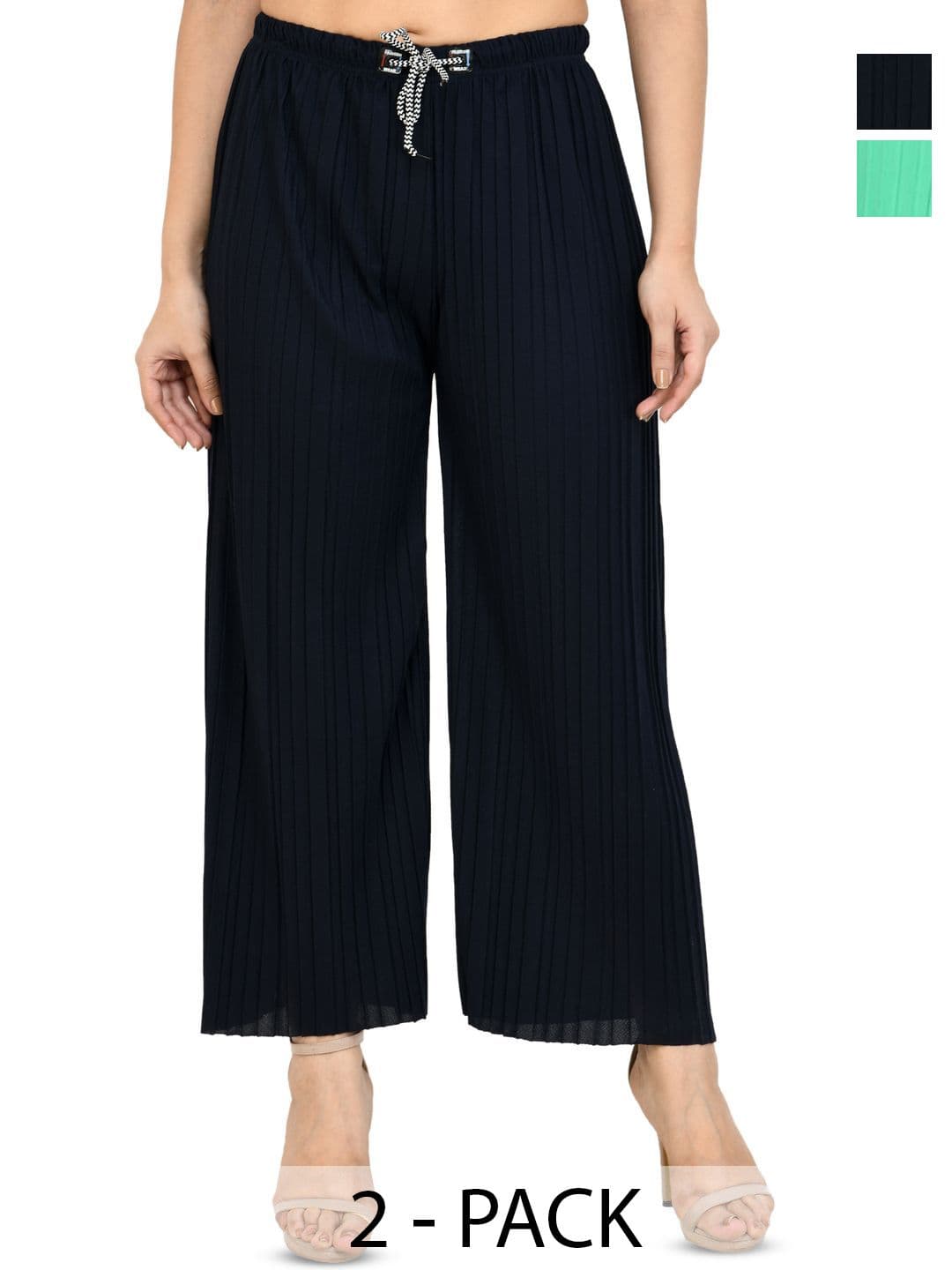 Gladly Women Pack of 2 Palazzos - view 1