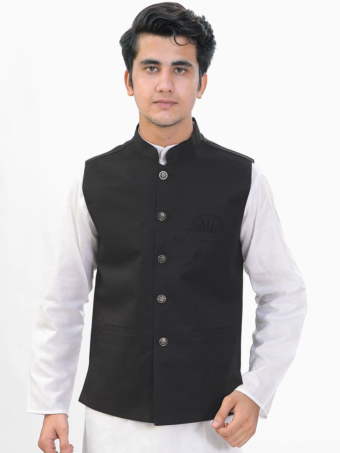 BelliBeeIndia Mandarin Collar Nehru Jackets - view 1